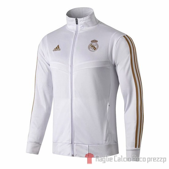 Giacca Real Madrid 2019/2020 Bianco e Oro - Clicca l'immagine per chiudere